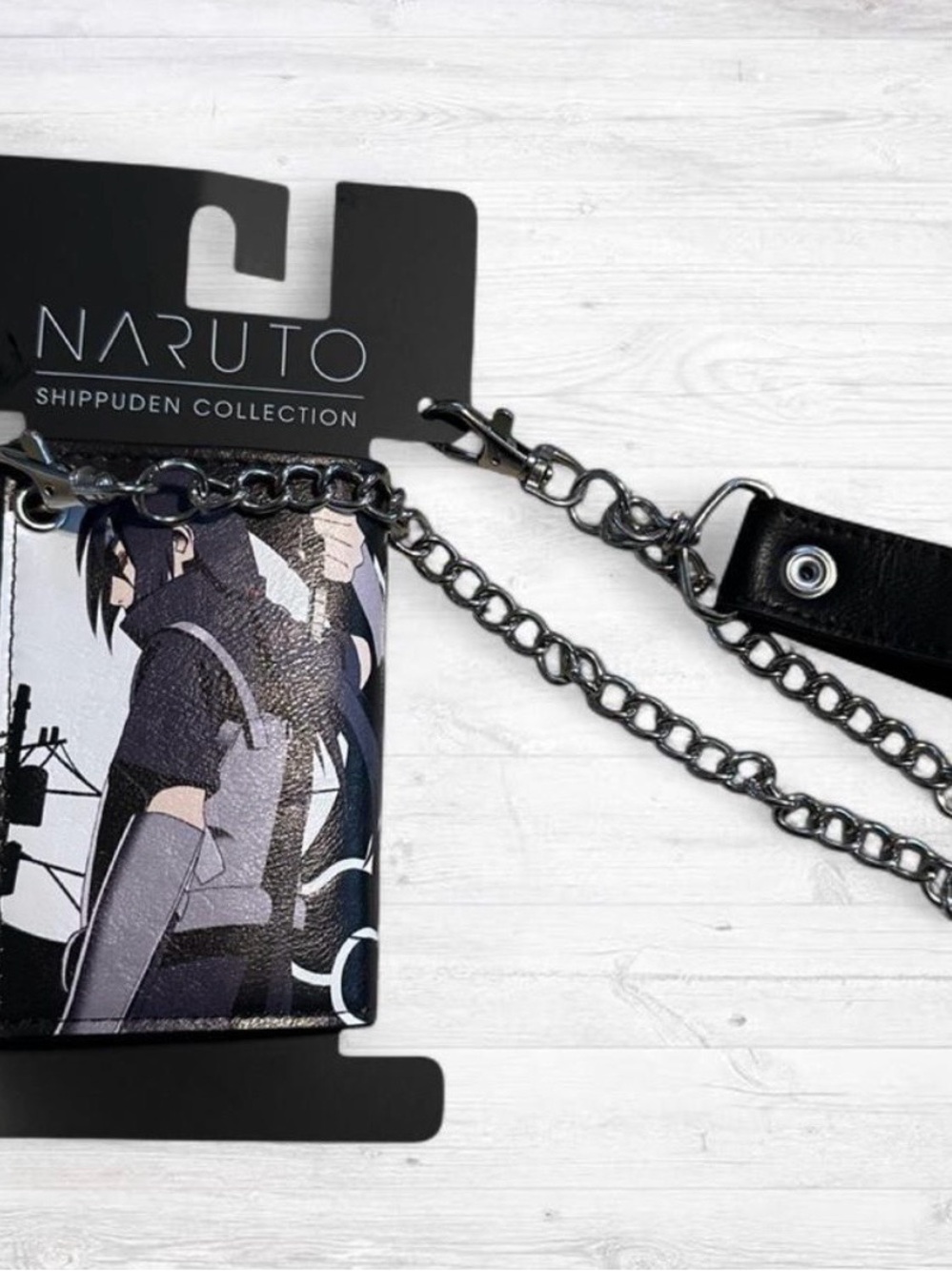 Bioworld Naruto Shippuden Black & Gray Chain Wallet